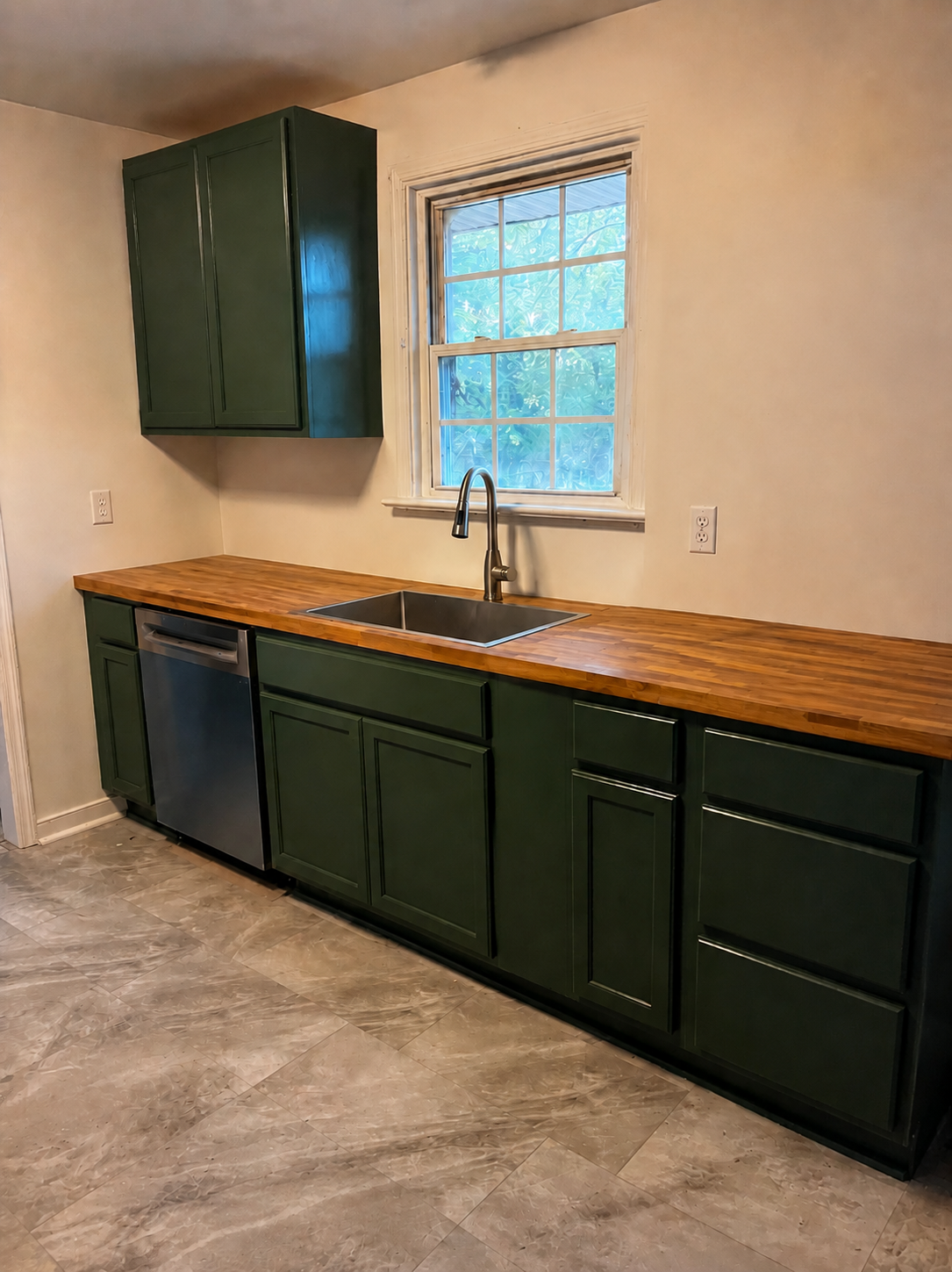 Forest Green Kitchen